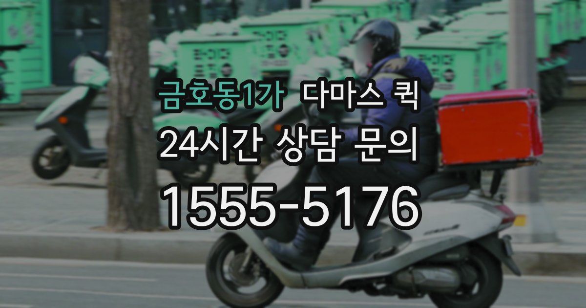 금호동1가 다마스 퀵