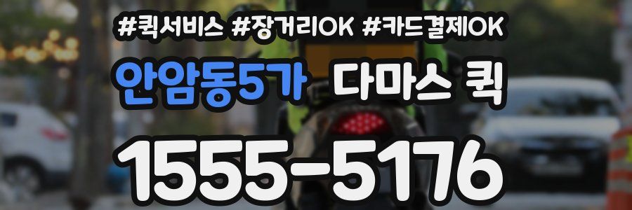 안암동5가 다마스 퀵