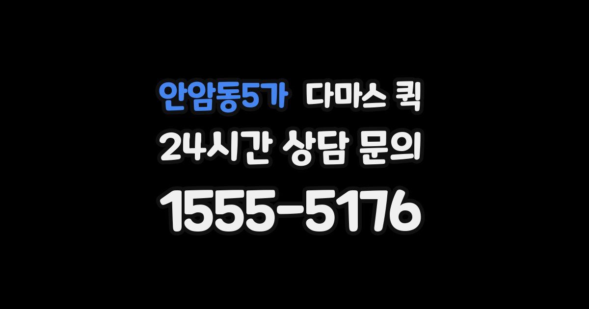 안암동5가 다마스 퀵