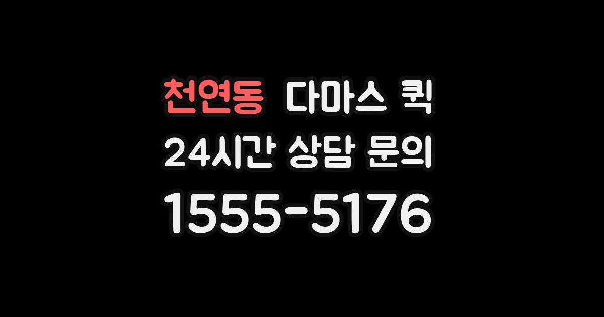 천연동 다마스 퀵
