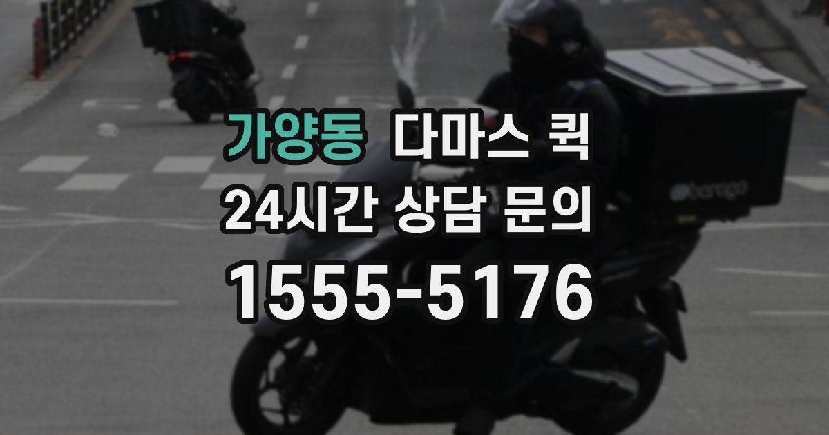 가양동 다마스 퀵