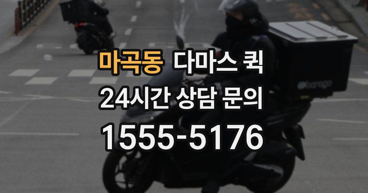 마곡동 다마스 퀵