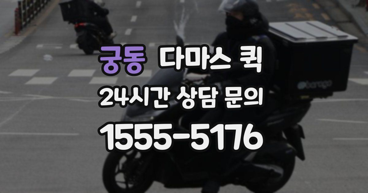 궁동 다마스 퀵