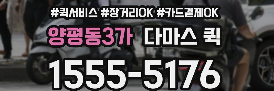 양평동3가 다마스 퀵