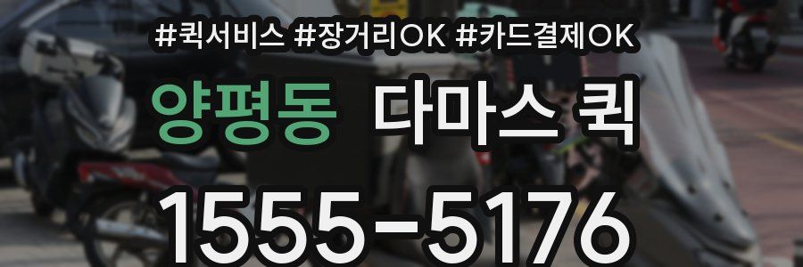 양평동 다마스 퀵