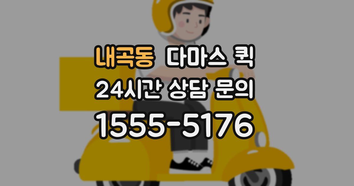 내곡동 다마스 퀵