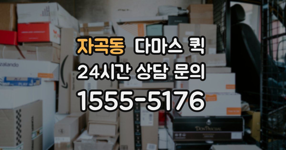 자곡동 다마스 퀵