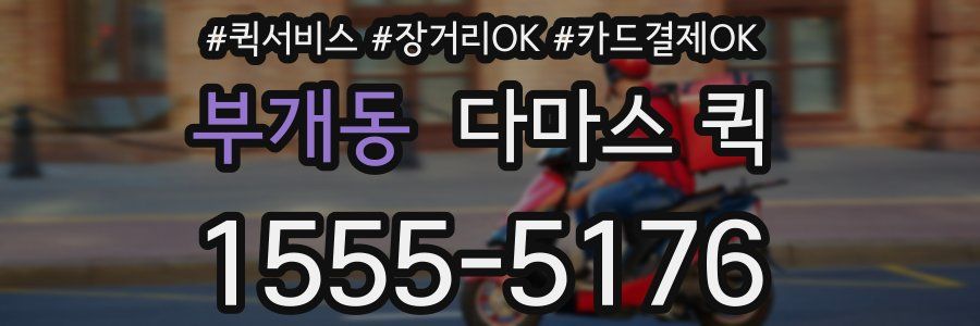 부개동 다마스 퀵