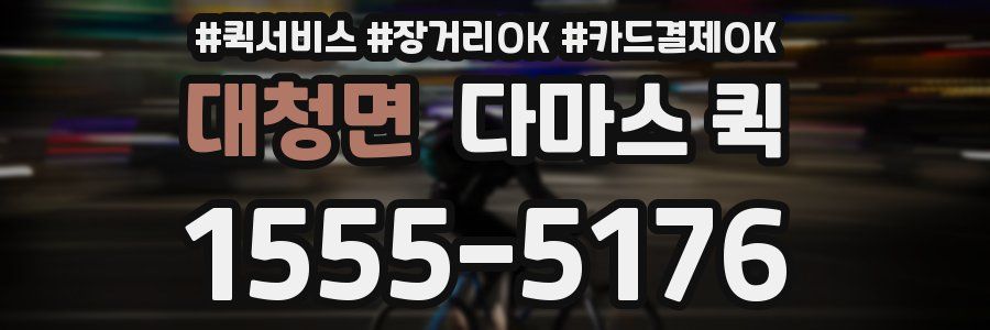대청면 다마스 퀵