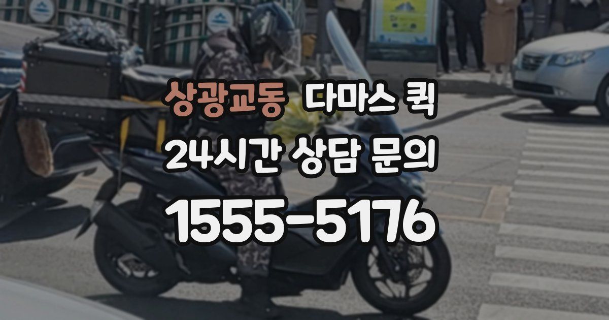 상광교동 다마스 퀵