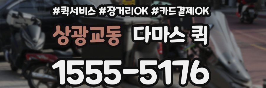상광교동 다마스 퀵