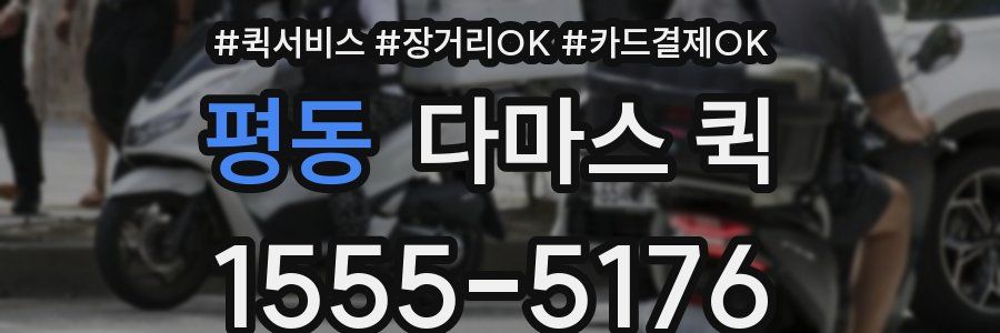 평동 다마스 퀵