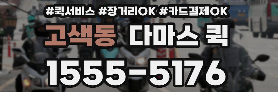 고색동 다마스 퀵