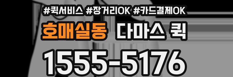 호매실동 다마스 퀵