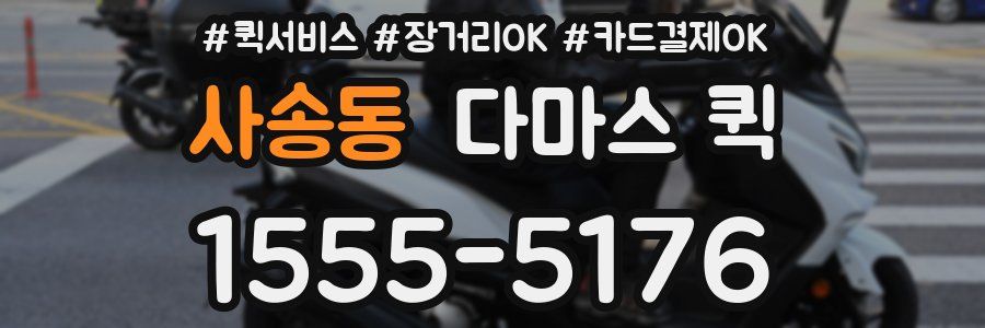 사송동 다마스 퀵