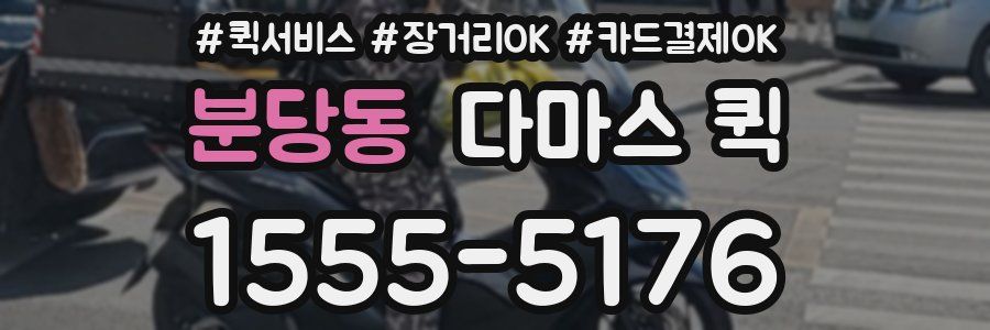 분당동 다마스 퀵