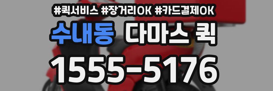 수내동 다마스 퀵