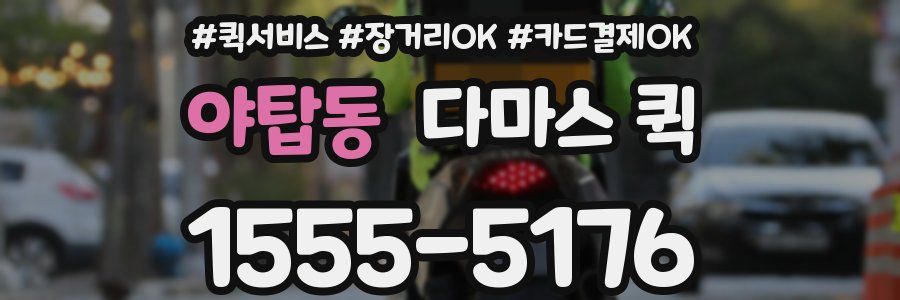 야탑동 다마스 퀵