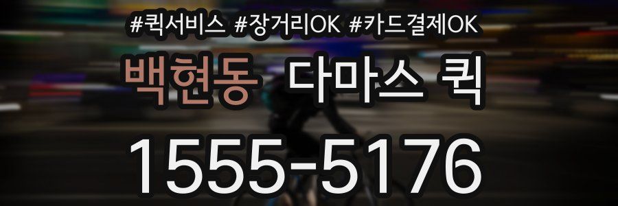 백현동 다마스 퀵