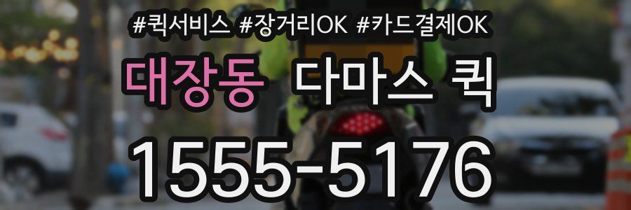 대장동 다마스 퀵