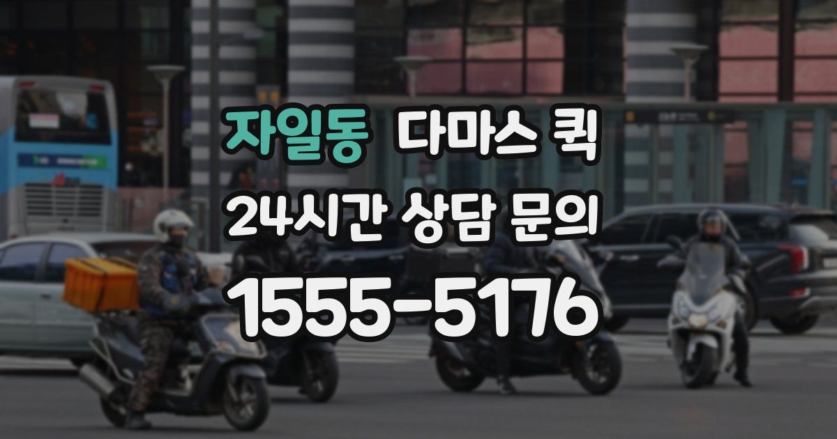 자일동 다마스 퀵