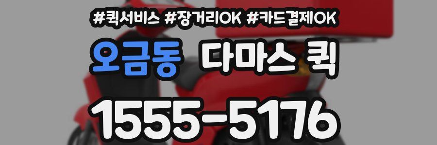 오금동 다마스 퀵