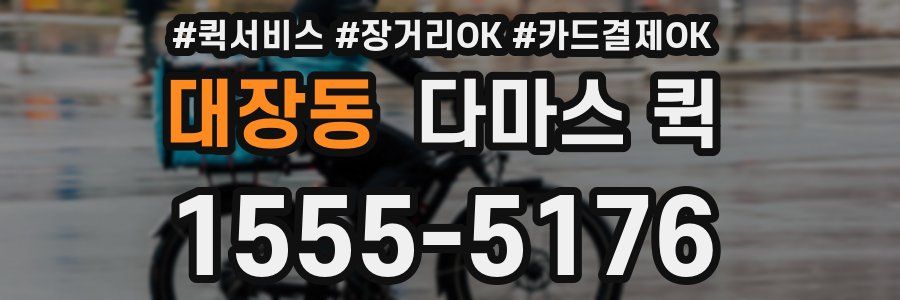 대장동 다마스 퀵