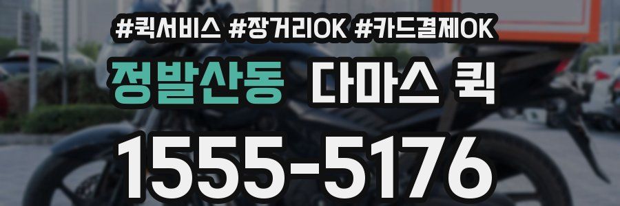 정발산동 다마스 퀵