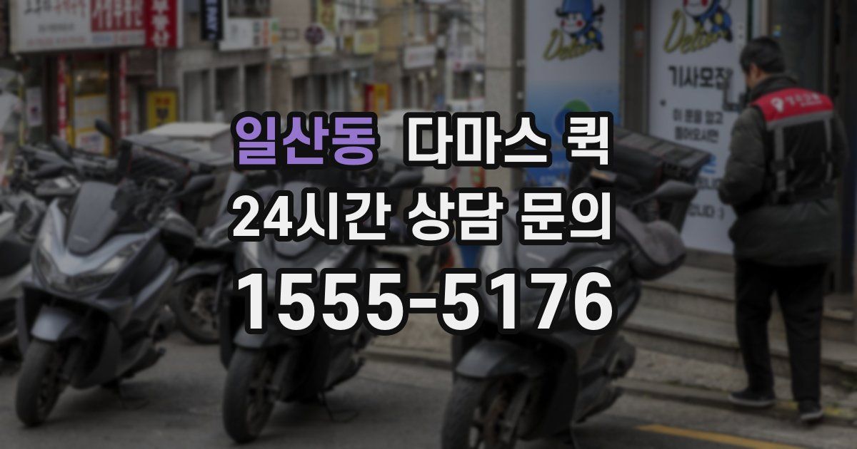 일산동 다마스 퀵