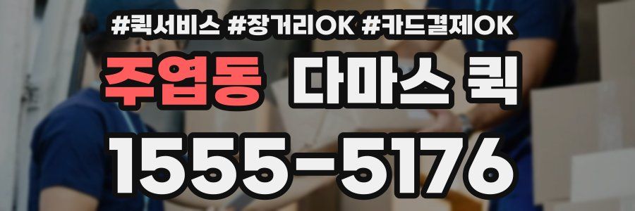 주엽동 다마스 퀵