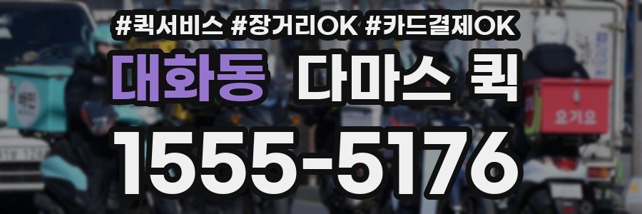 대화동 다마스 퀵