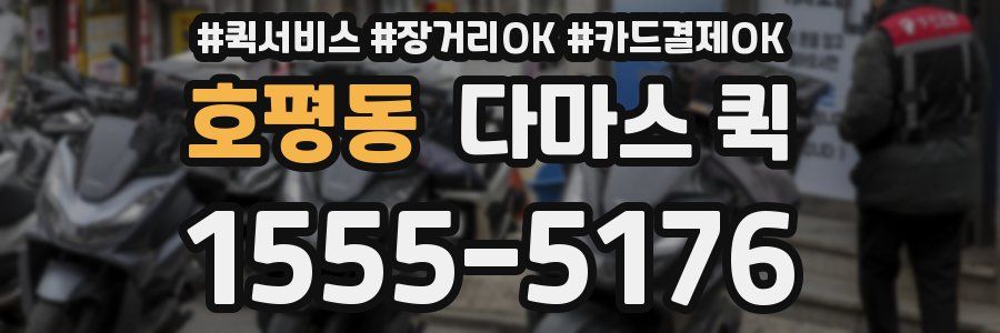 호평동 다마스 퀵