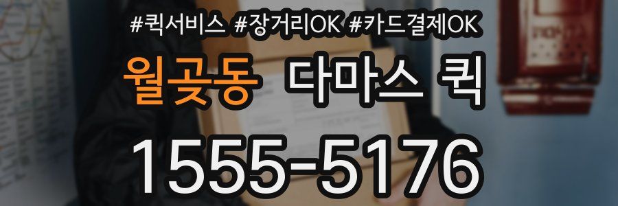 월곶동 다마스 퀵