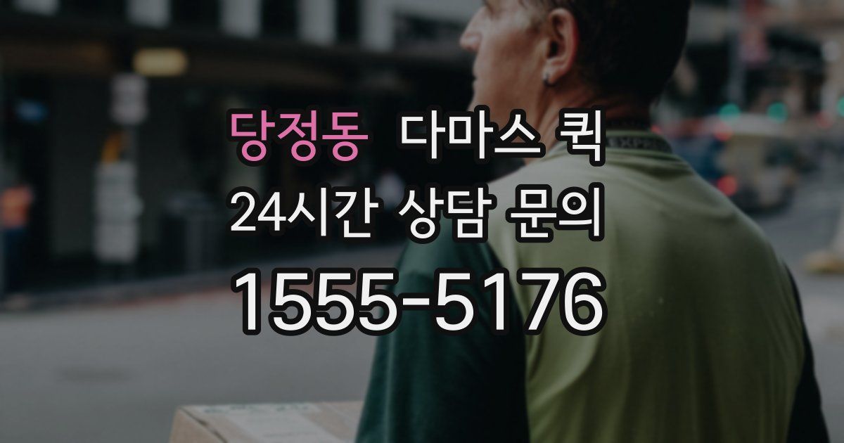 당정동 다마스 퀵