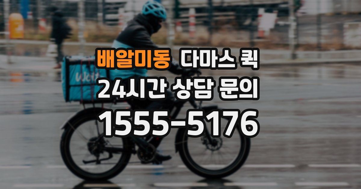배알미동 다마스 퀵