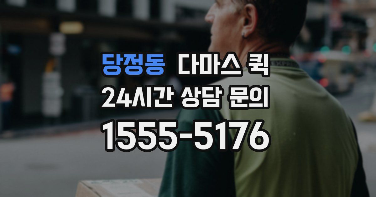당정동 다마스 퀵
