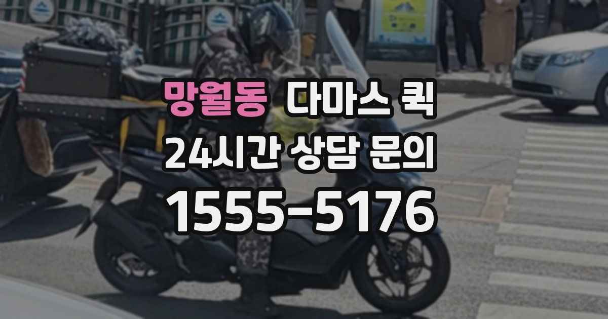 망월동 다마스 퀵