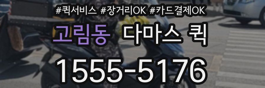 고림동 다마스 퀵