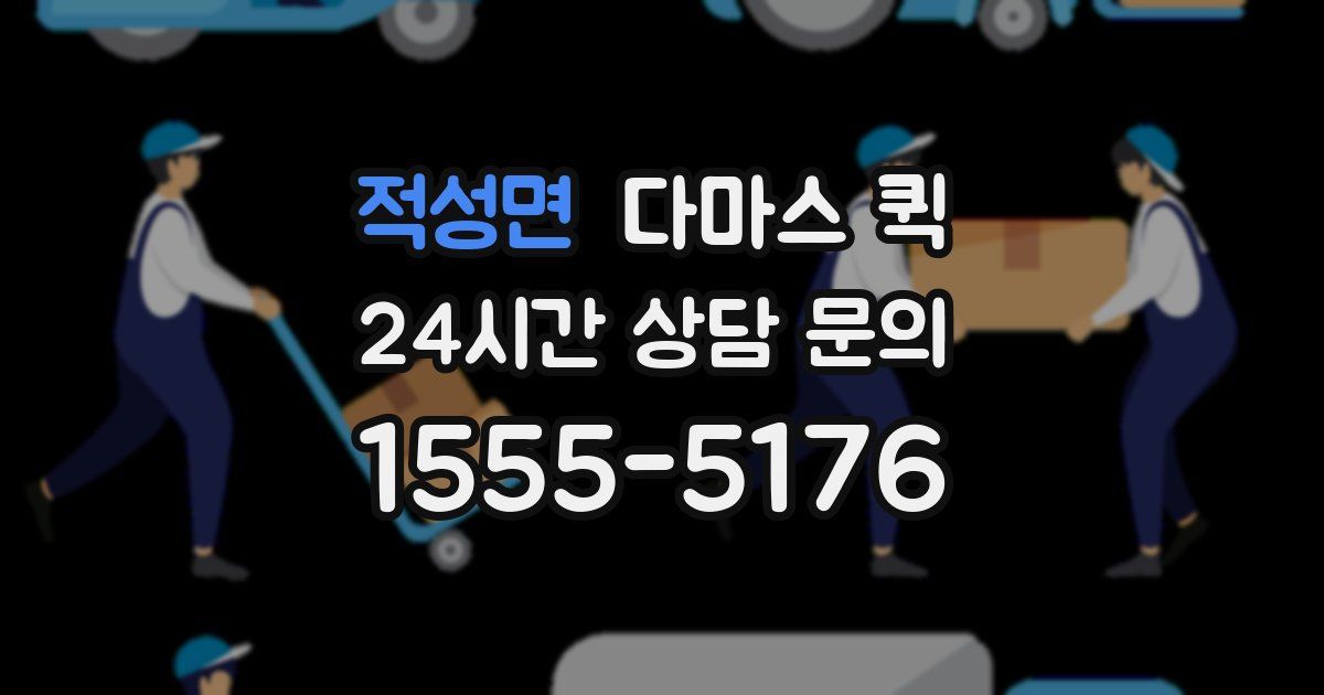 적성면 다마스 퀵