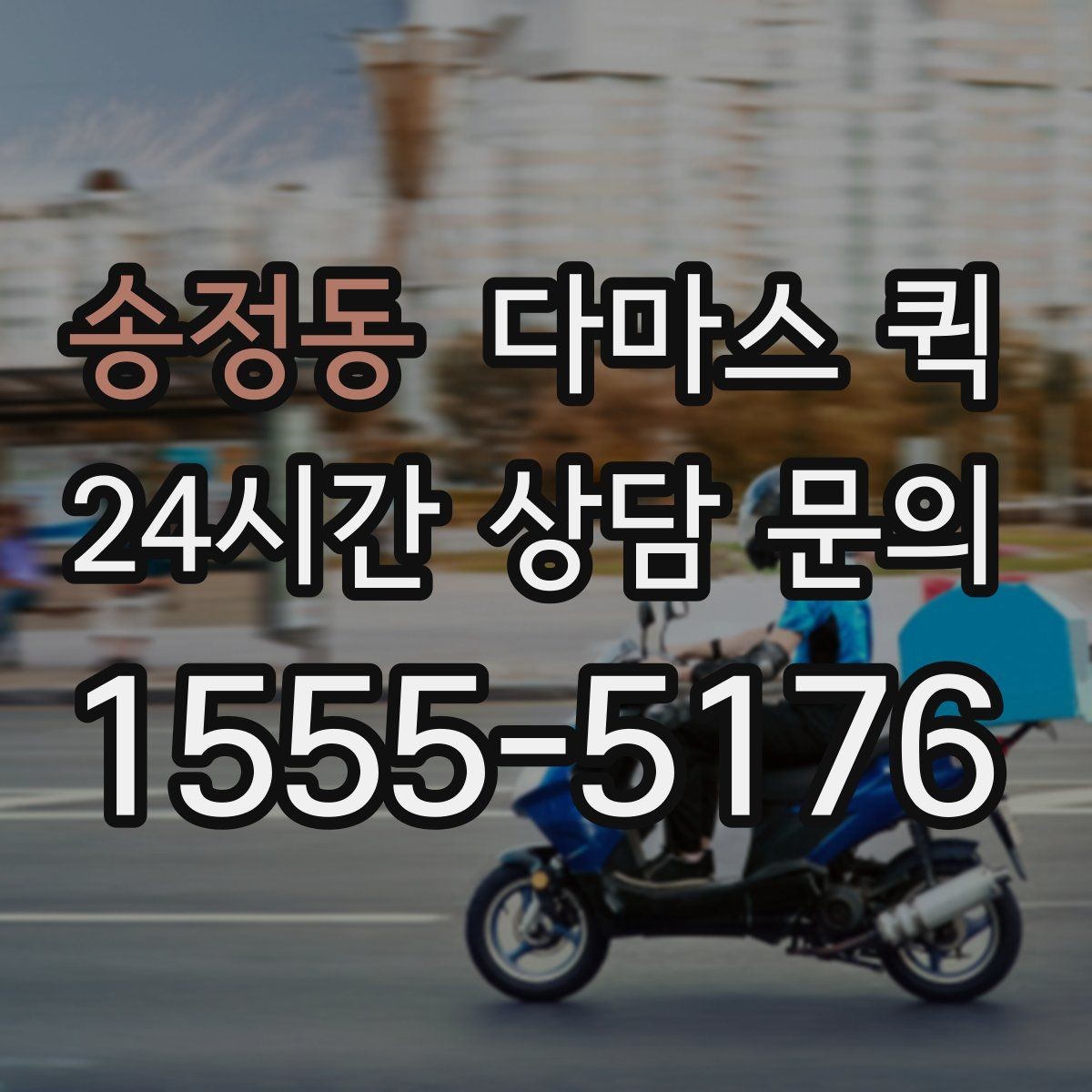 송정동 다마스 퀵 지역 내 배송 범위와 제한 사항
