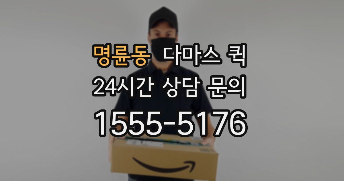 명륜동 다마스 퀵