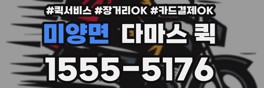 미양면 다마스 퀵