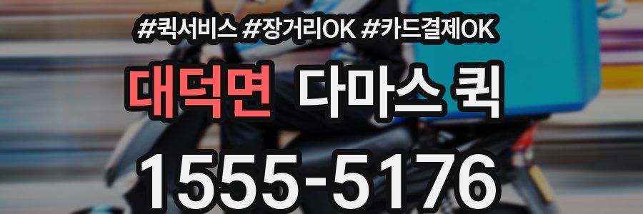 대덕면 다마스 퀵