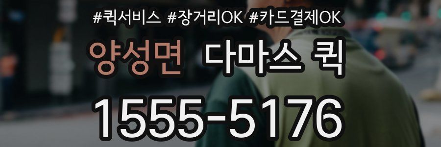 양성면 다마스 퀵