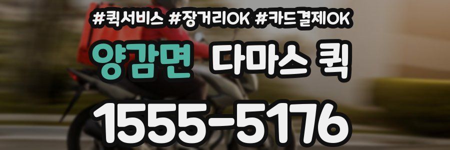 양감면 다마스 퀵