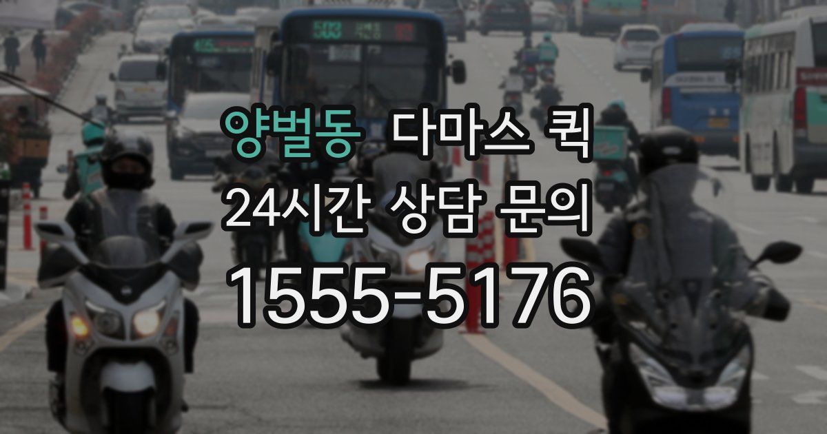 양벌동 다마스 퀵