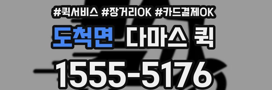 도척면 다마스 퀵