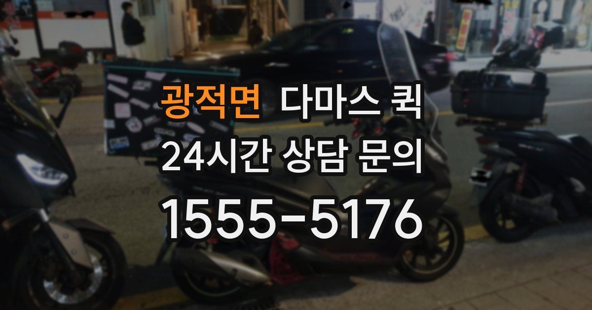 광적면 다마스 퀵