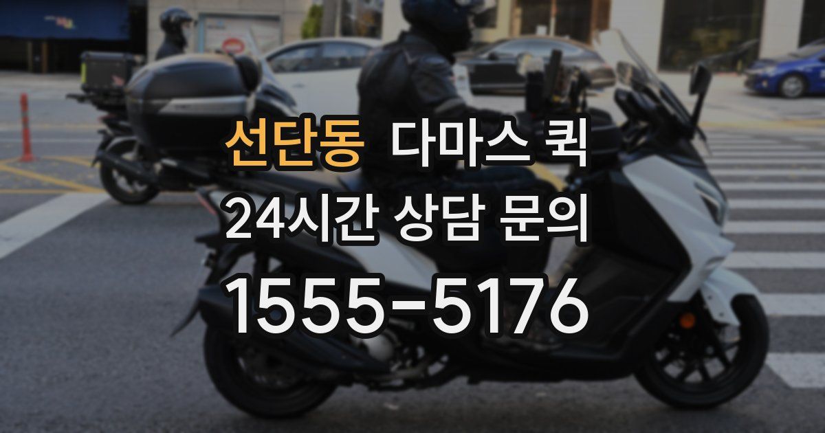 선단동 다마스 퀵