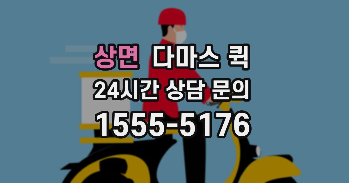 상면 다마스 퀵
